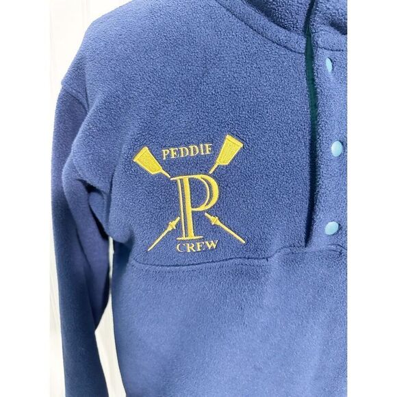 Patagonia Synchilla T Snap Men's Peddie Crew Fleece Jacket Blue‎ Size Small - Picture 3 of 13